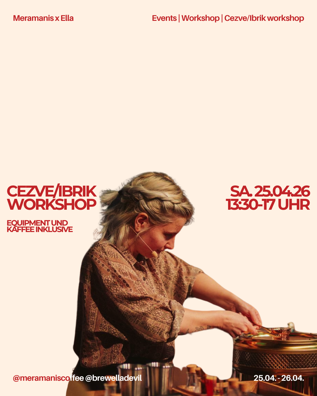 Juel Coffee x Meramanis - Cezve/Ibrik Workshop (Workshop in German) Meramanis Coffee Roaster