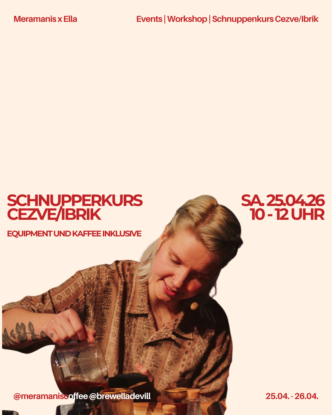 Juel Coffee x Meramanis - Introductory Cezve/Ibrik Course (Workshop in German) Meramanis Coffee Roaster